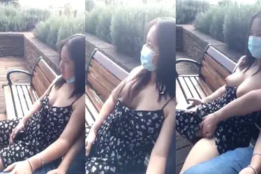 Remas Toket dan Memek di Taman Liar